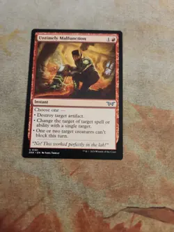 Untimely Malfunction Duskmourn House Of Horror MTG NM - Image 1