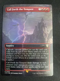 Call Forth the Tempest (Borderless) Lord of the Rings Tales of Middle-Earth Foil - Image 1
