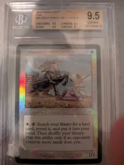 Foil Graded WEATHERED WAYFARER - Onslaught (ONS) - BGS 9.5 - MtG Magic - Image 1
