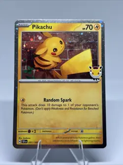 Pikachu Pokemon Day 2026 051/162 - 30th Anniversary Promo - Pokemon TCG A - Image 1