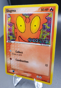 Pokemon TCG Slugma 74/107 - EX Deoxys Reverse Holo Stamped - Image 3