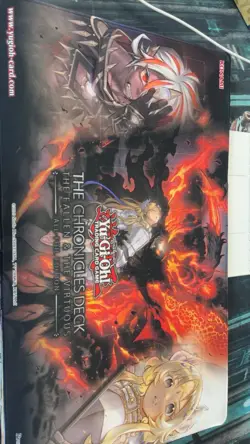 Yugioh The Chronicles Deck The Fallen And The Virtuous Playmat - Image 1