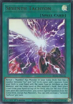 Yugioh Seventh Tachyon BLGG-EN126 Ultra Rare 1st Edition Glorious Gallery NM - Image 1