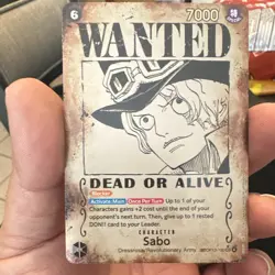 Bandai One Piece CCG Sabo OP13-120 Carrying on His Will Secret Rare Holo - Image 1