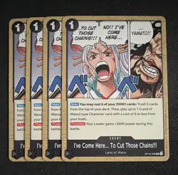 Playset Bandai One Piece TCG OP16-099 Event Counter English x4 - Image 1