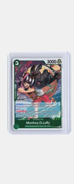 Monkey D. Luffy One Piece The Azure Sea's Seven #OP14-034 Rare Foil - Image 1