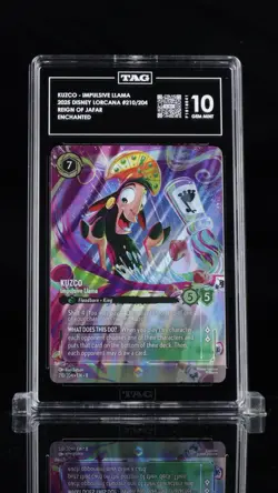 TAG 10 Kuzco Impulsive Llama Enchanted Disney Lorcana TCG - Image 1