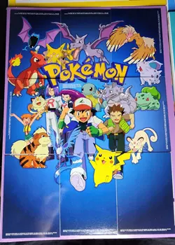 Topps Chrome 2000 Pokemon TV Animation Edition Series 1 Set of 9 Cards LP-MP - Image 1