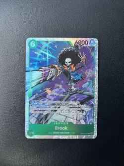 One Piece Brook OP15-032 Holo Character Card 6 Cost 6000 Power - Image 1