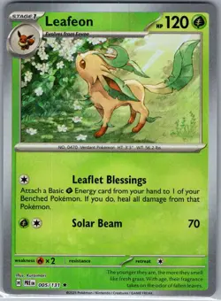 Leafeon Poke Ball 005/131 SV: Prismatic Evolutions - Pokemon Card - NM - Image 1