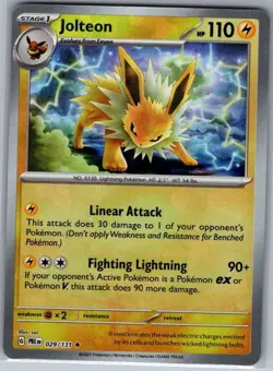 Jolteon Poke Ball 029/131 SV: Prismatic Evolutions - Pokemon Card - NM - Image 1