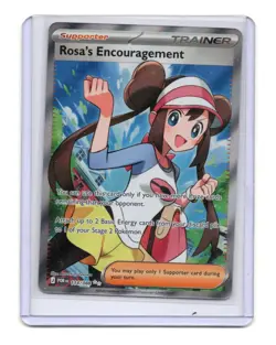 Pokemon Perfect Order Rosa's Encouragement Card Ultra Rare,Holo #114/088 - Image 1