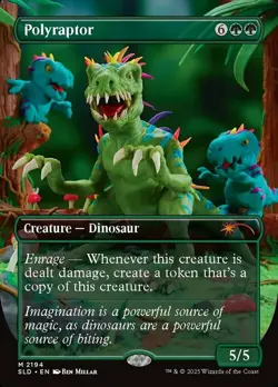 [1x] Polyraptor - Foil Near Mint, English Secret Lair MTG Magic - Image 1