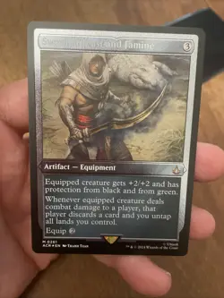 Sword of Feast and Famine (Foil Etched) Universes Beyond: Assassin's Creed Foil - Image 1