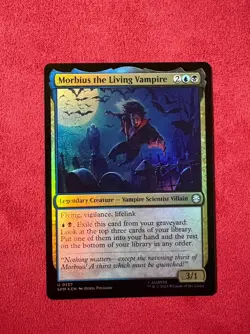 Morbius The Living Vampire - Magic MTG SPM Marvel’s Spider-Man #137 Foil - Image 1