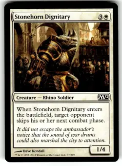 Stonehorn Dignitary Core Set 2012 (M12) Regular MTG - Image 1