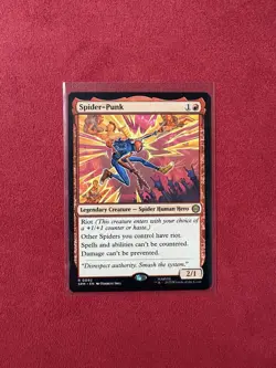Spider-Punk - Marvel’s Spider-Man SPM MTG Magic The Gathering #92 - Image 1