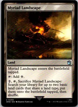Magic the Gathering Myriad Landscape Doctor Who Commander MTG Free Shipping! - Image 1