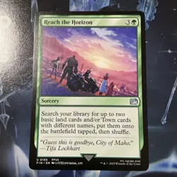 Reach the Horizon - 195 - FINAL FANTASY- Near Mint - MTG Regular - Image 1