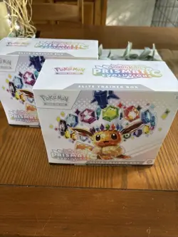 Pokemon TCG Scarlet Violet Prismatic Evolutions ETB Elite Trainer Box New Sealed - Image 1