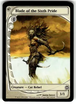 Blade of the Sixth Pride Future Sight Regular MTG - Image 1