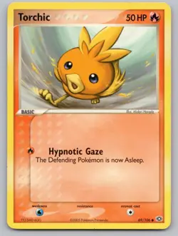 Torchic 69/106 Common Emerald Pokemon LP - Image 1
