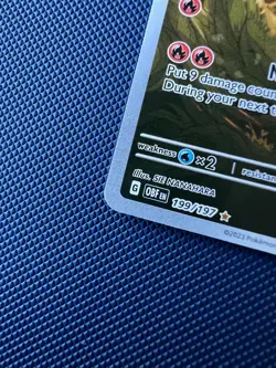 Ninetales 199/197 SV03: Obsidian Flames Holo Illustration Rare NM pokemon - Image 5