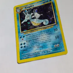Pokemon TCG Kingdra 8/111 Neo Genesis Holo Rare 90 HP Unlimited English - Image 3