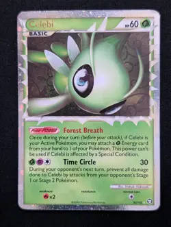 Celebi (Prime) 92/102 Triumphant Pokemon LP Holo - Image 1