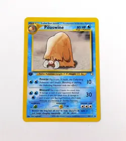 Pokemon Neo Genesis Piloswine 1st Edition 44/111 DA042652 - Image 1