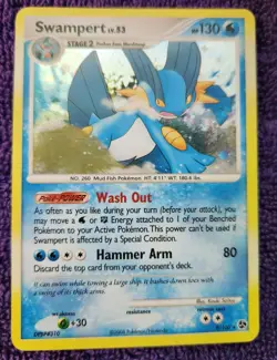 Swampert 9/106 Great Encounters Holo Rare Pokemon *NICE* - Image 1