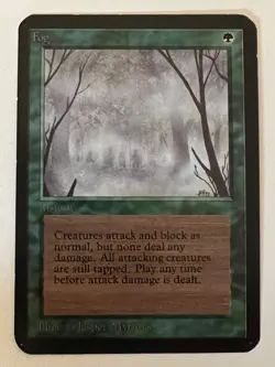 Magic the Gathering MTG Alpha Fog MP+ (Beta Bob) - Image 1