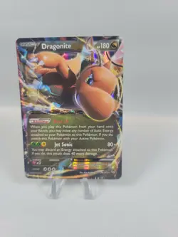 Pokemon TCG Dragonite Furious Fists 74/111 Holo Rare EX - Image 1