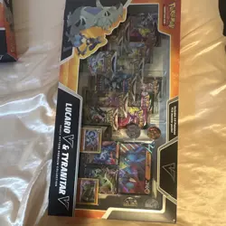 Pokemon Heavy Hitters Premium Collection Box Lucario V & Tyranitar V Promo 2021 - Image 1