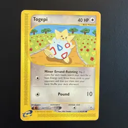 Pokemon TCG Togepi Aquapolis 114/147 Regular Common Non Holo - Image 1