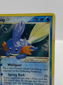 Mudkip GOLD STAR Holo Ultra Rare 107/109 Pokemon English Team Rocket Returns - Image 2