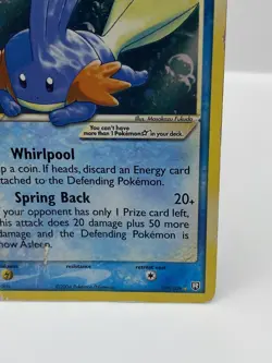 Mudkip GOLD STAR Holo Ultra Rare 107/109 Pokemon English Team Rocket Returns - Image 3