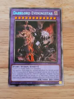 Yu-Gi-Oh TCG - Darklord Eveningstar (BPRO-EN036) - Starlight Rare - Image 1