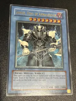 Demise, King of Armageddon SOI-EN035 - Ultimate Rare 1st EDITION NM Yugioh - Image 1
