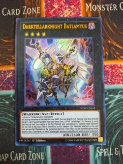 Yu-Gi-Oh! TCG Darktellarknight Batylamyus INOV-EN051 Ultra Rare 1st Ed Near Mint - Image 1