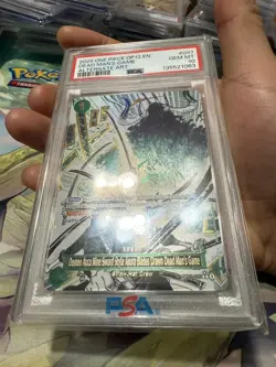 *NEW CERT* 2025 ONE PIECE OP12-037 LEGACY OF THE MASTER DEAD MAN'S GAME PSA 10 - Image 3