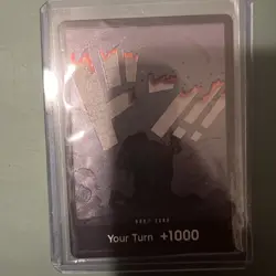 Bandai One Piece Don!! Card Your Turn +1000 Portgas D. Ace Promo Foil AA - Image 1
