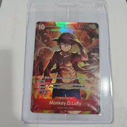 One Piece TCG Monkey. D. Luffy ST10-006 SR Treasure Booster Set Sealed Promo - Image 1