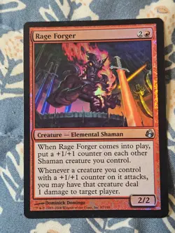 Rage Forger FOIL (97/153) Morningtide MTG Magic the Gathering MP - Image 1