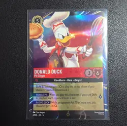 Disney Donald Duck - Pie Slinger Card 5 Lorcana TCG Collectible Card - Image 1