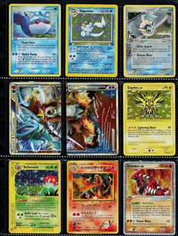 Lot of 135 ALL HOLO Vintage Pokemon Card Binder Collection - Image 2