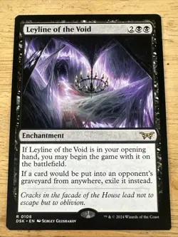 x1 Leyline of the Void DSK Duskmourn MTG 106 RARE M/NM 1x - Image 1