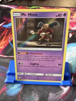 Mr. Mime 11/18 Detective Pikachu Holo-Pokemon TCG- Card - Image 1