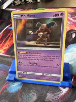 Mr. Mime 11/18 Detective Pikachu Holo-Pokemon TCG- Card - Image 2