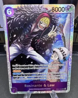 Rosinante & Law EB04-038 The Azure Sea's Seven Foil One Piece Card Game - Image 1